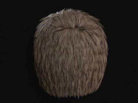 4Man Short Hair 3D Model