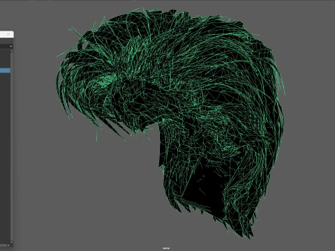 5mujer pelo corto Modelo 3D