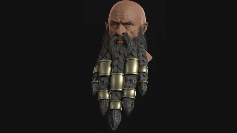 9c&uuml;ce sakal 3D Model .c4d .max .obj .3ds .fbx .stl .blend 