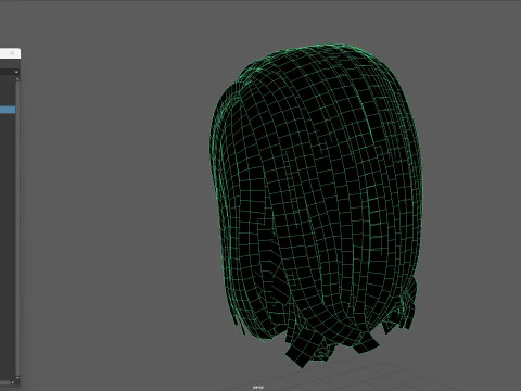 12 Woman Long Kare2 3D Model
