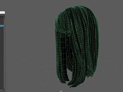 14Woman Long Kare3 3D Model