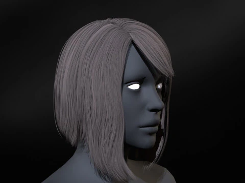 14Woman Long Kare3 3D Model
