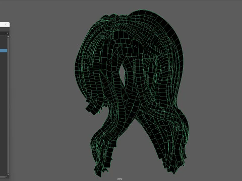 18Elf Hair2 3D Model