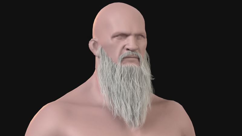 20Uzun Sakal 3D Model .c4d .max .obj .3ds .fbx .stl .blend 