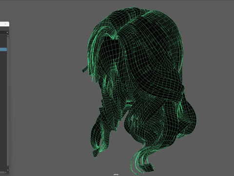 26Woman Long Kare2 3D Model