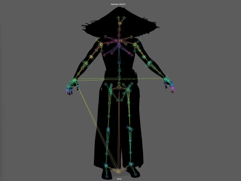 Young Samurai 3D Model