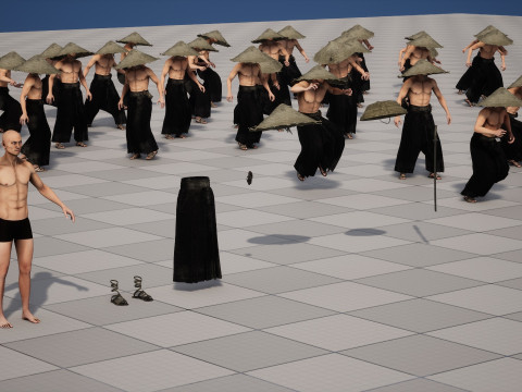 Samurai Muda Model 3D