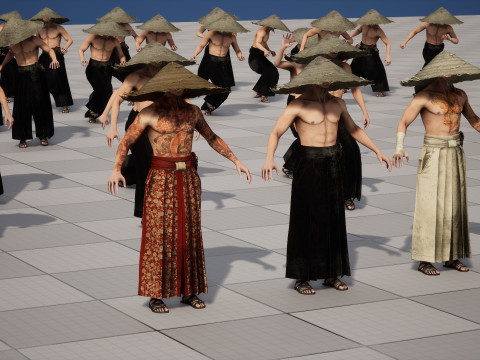 Samurai Muda Model 3D