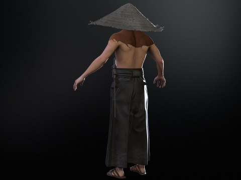 Samurai Muda Model 3D