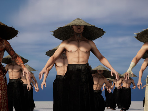 Samurai Muda Model 3D