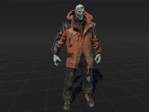 Il colosso zombi invernale 2 Modello 3D