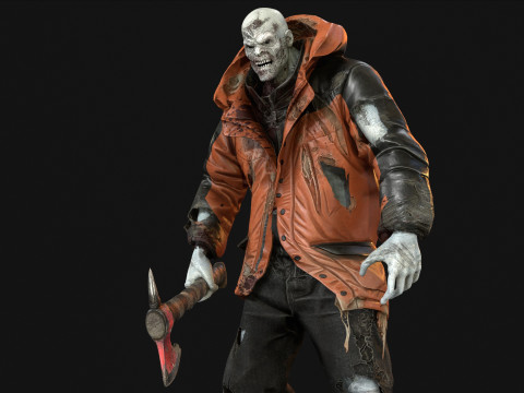 Il colosso zombi invernale 2 Modello 3D