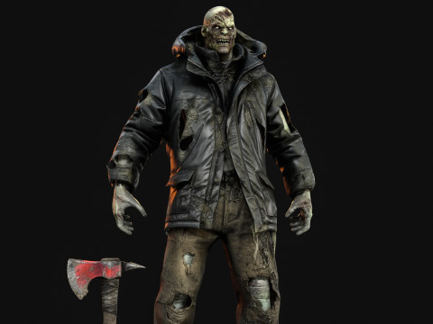 Il colosso zombi invernale 2 Modello 3D