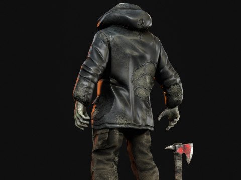 Il colosso zombi invernale 2 Modello 3D