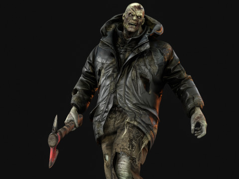 Il colosso zombi invernale 2 Modello 3D