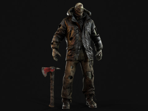 Il colosso zombi invernale 2 Modello 3D