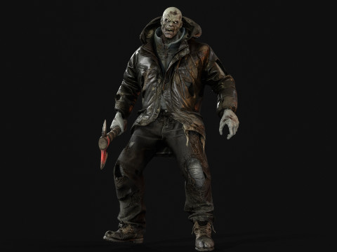 Il colosso zombi invernale 2 Modello 3D