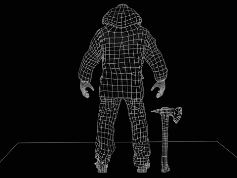 Il colosso zombi invernale 2 Modello 3D