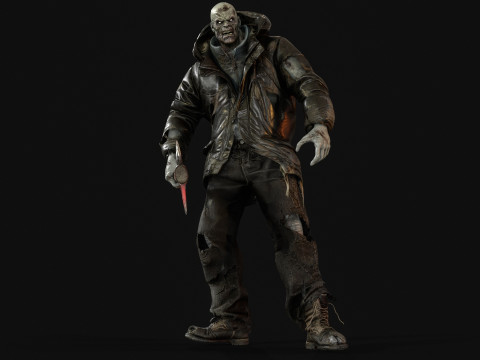 Il colosso zombi invernale 2 Modello 3D