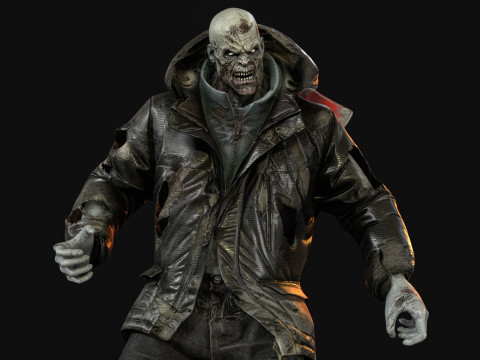 Il colosso zombi invernale 2 Modello 3D