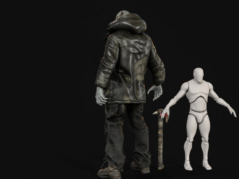 Il colosso zombi invernale 2 Modello 3D