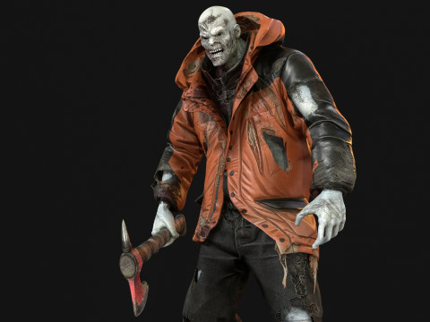 Il colosso zombi invernale 2 Modello 3D