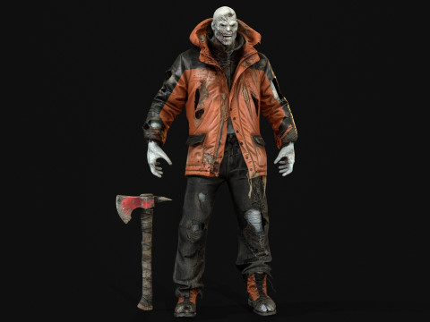 Il colosso zombi invernale 2 Modello 3D