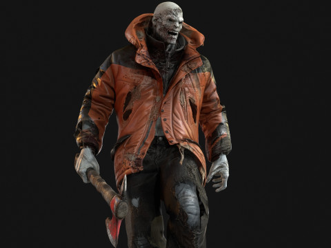 Il colosso zombi invernale 2 Modello 3D