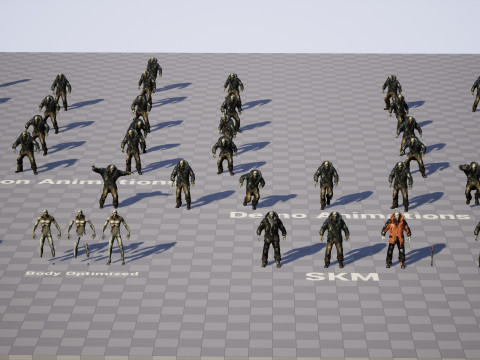 Il colosso zombi invernale 2 Modello 3D