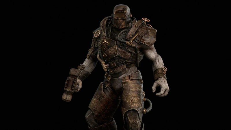 Welder Zombie Juggernaut 5 3D Model .c4d .max .obj .3ds .fbx .stl .blend