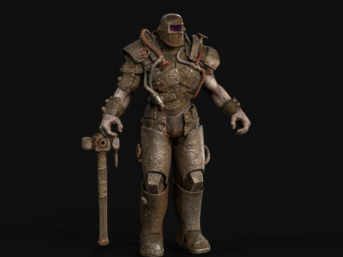 Soudeur Zombie Juggernaut 5 Modèle 3D