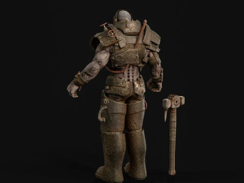 Welder Zombie Juggernaut 5 3D Model