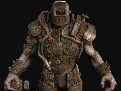 Welder Zombie Juggernaut 5 3D Model