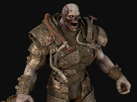 Soudeur Zombie Juggernaut 5 Modèle 3D