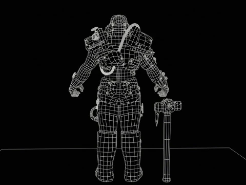 Welder Zombie Juggernaut 5 3D Model