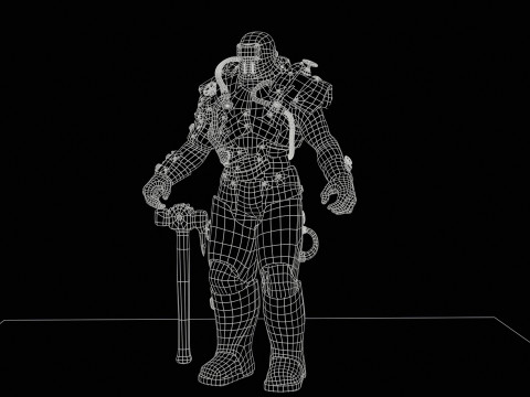 Soudeur Zombie Juggernaut 5 Modèle 3D