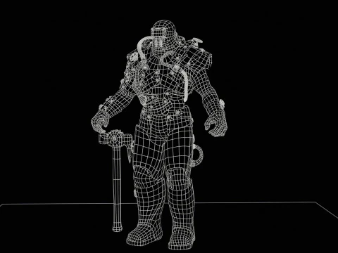 Welder Zombie Juggernaut 5 3D Model