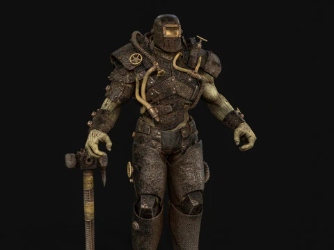Welder Zombie Juggernaut 5 3D Model
