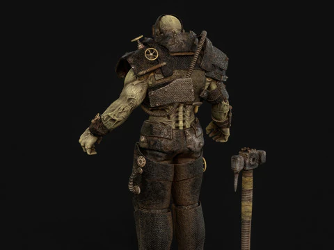 Welder Zombie Juggernaut 5 3D Model