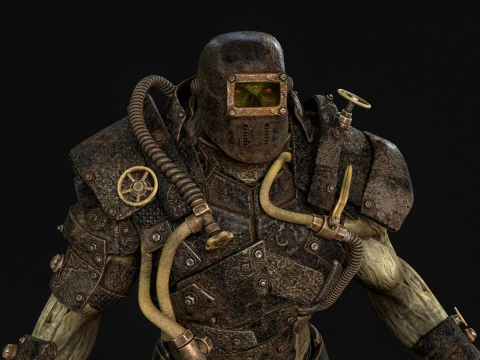 Welder Zombie Juggernaut 5 3D Model
