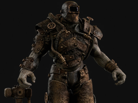 Soudeur Zombie Juggernaut 5 Modèle 3D