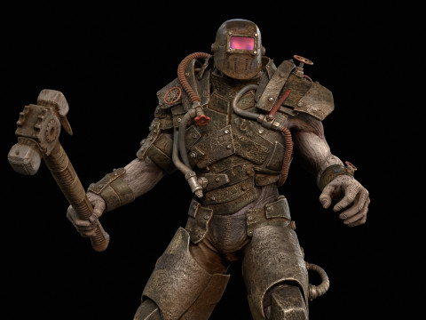 Soudeur Zombie Juggernaut 5 Modèle 3D