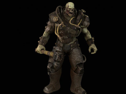 Welder Zombie Juggernaut 5 3D Model