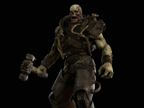 Welder Zombie Juggernaut 5 3D Model