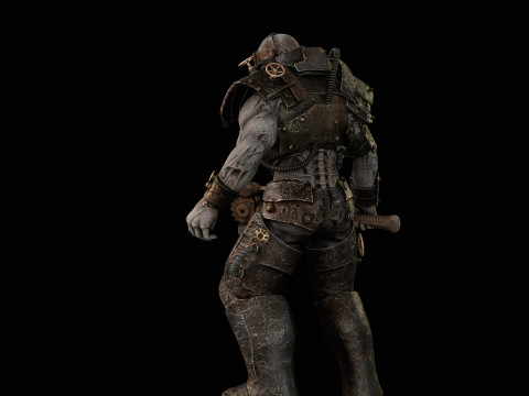 Soudeur Zombie Juggernaut 5 Modèle 3D