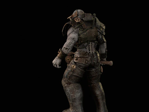 Welder Zombie Juggernaut 5 3D Model