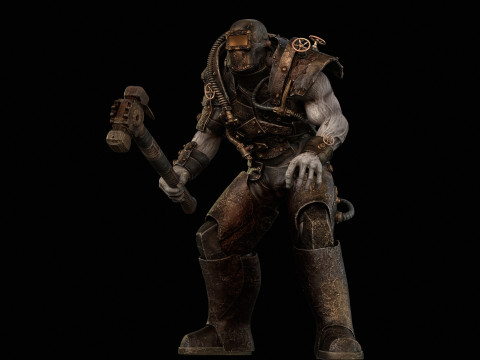 Soudeur Zombie Juggernaut 5 Modèle 3D
