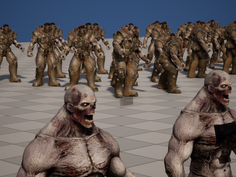 Soudeur Zombie Juggernaut 5 Modèle 3D