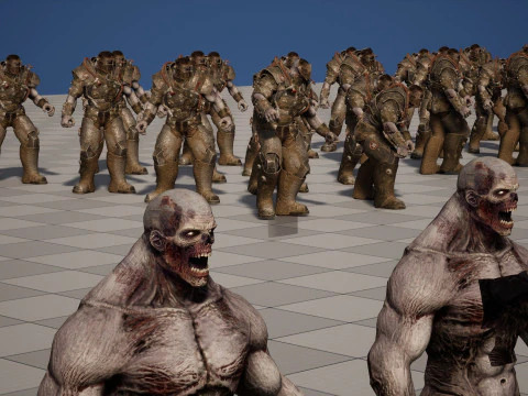 Welder Zombie Juggernaut 5 3D Model