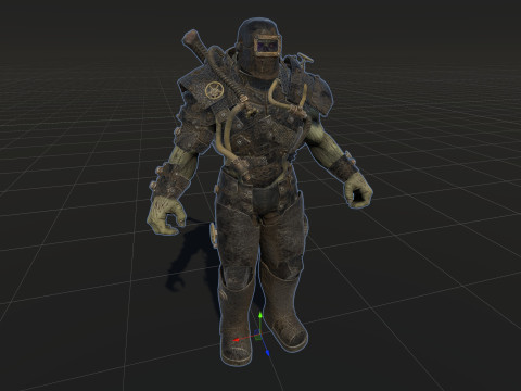 Soudeur Zombie Juggernaut 5 Modèle 3D